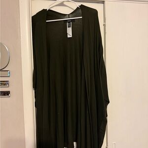 Forever 21 Olive Green Knit Cardigan